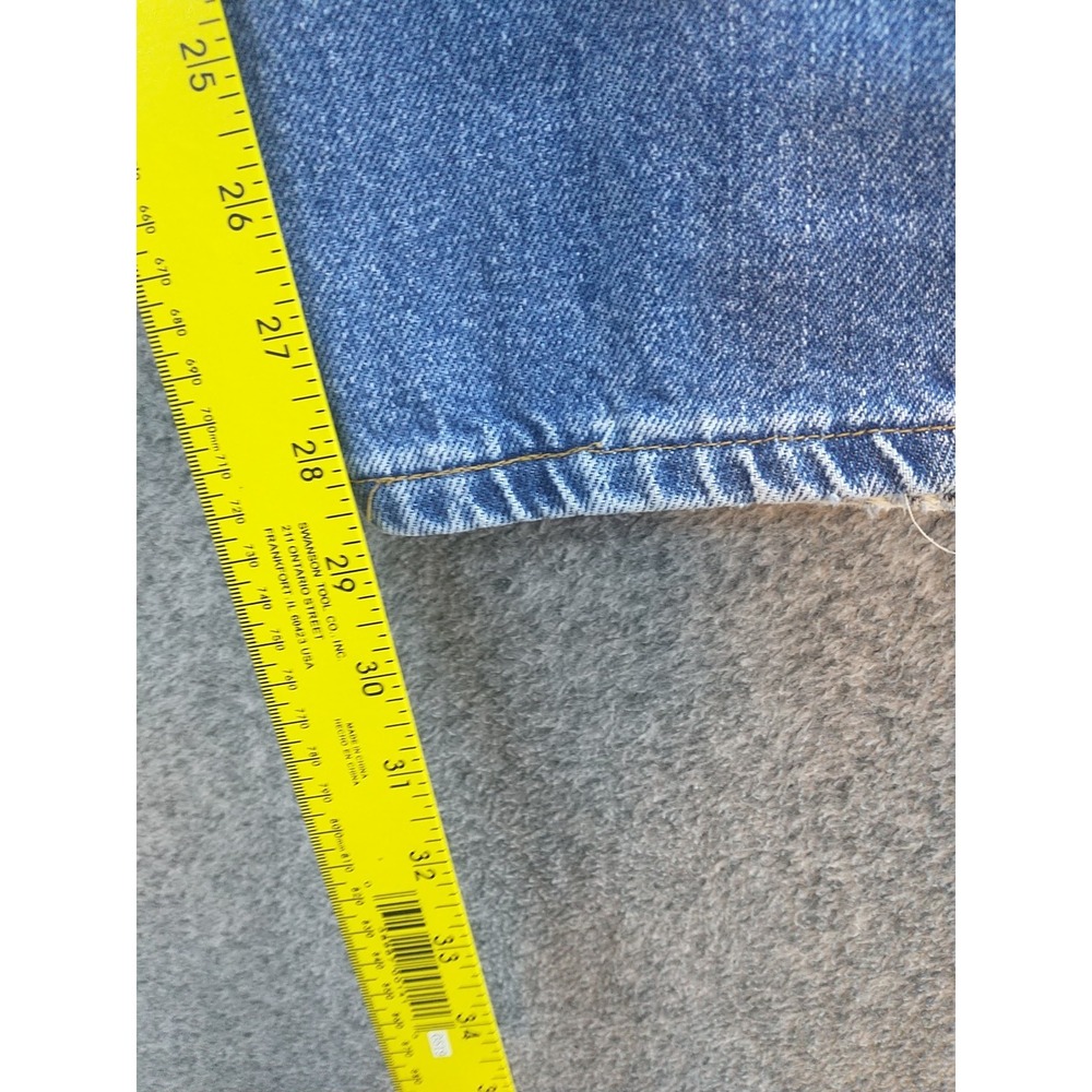 Levis 550 Relaxed Fit Blue Denim Jeans Mens 36x29 Medium Wash Tapered Leg 00550 - Picture 9 of 16